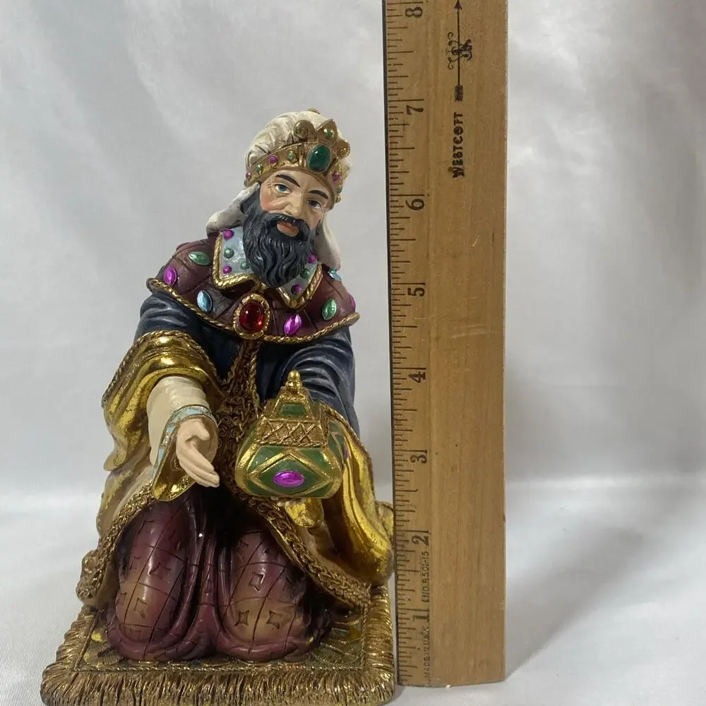 Kirkland Nativity Christmas Creche De Noel #915694 Replacement Kneeling Wiseman